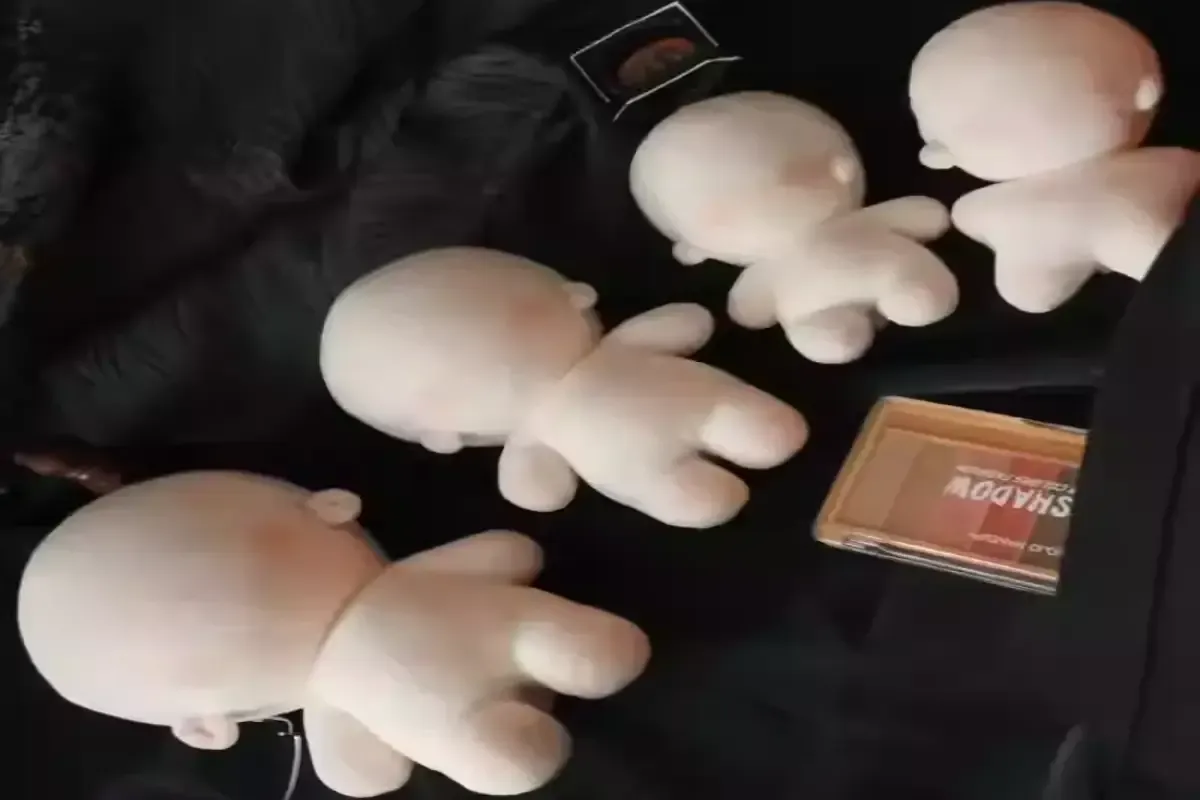 Cotton doll body types and poses