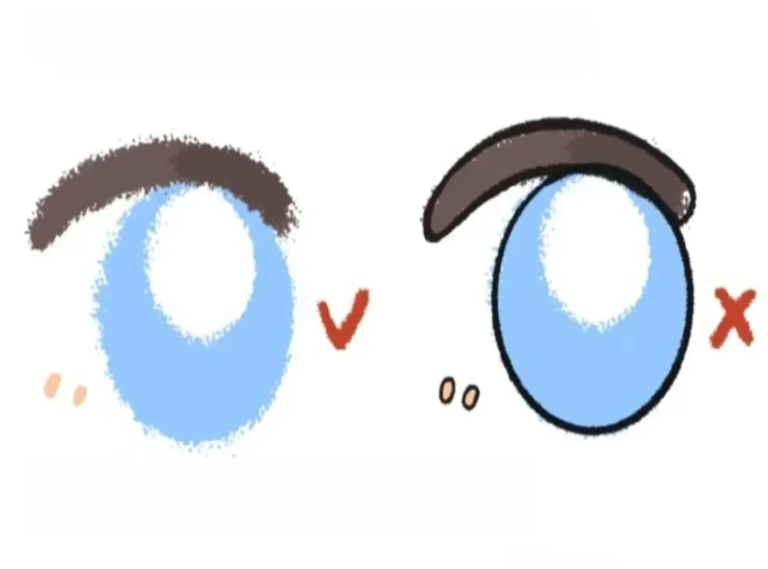 Comparison of thin lines failing vs bold lines succeeding in embroidery